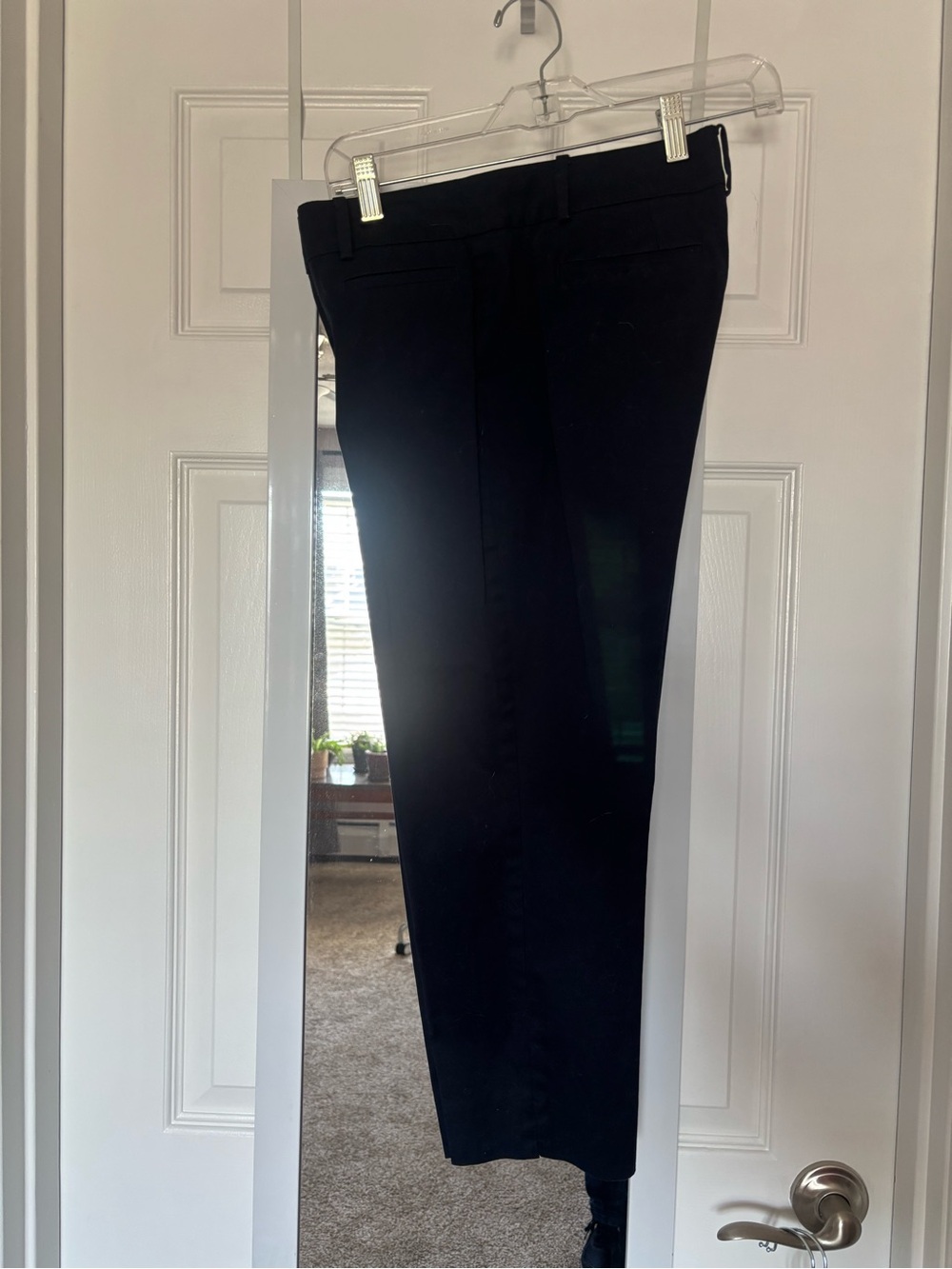 Talbots Navy Cropped Dress Pants